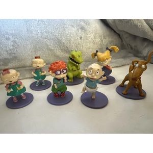 Vintage 1997 Rugrats Toys Figures Viacom Nickelodeon Dolls Lot of 7